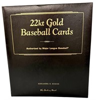 Danbury Mint 22 kt. foil baseball cards; (46) not
