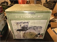 6pc home essentials stockpot set