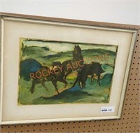 Framed print by Franz Marc