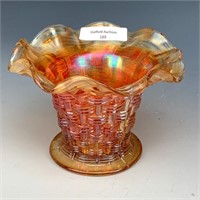 Dugan Marigold Big Basketweave Vase