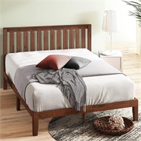 ZINUS Vivek Wood Platform Bed Frame w/Headboard, Q