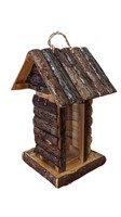 Wood Bark Outdoor Bird House