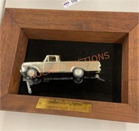 Vintage Ford gold truck award from Wilt Ford
