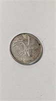1968 Canada 25 Cent Silver Coin