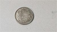 1958 Canada 50 Cent Silver Coin
