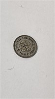 1941 3 Pence Silver Coin
