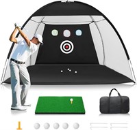 $54  10x7ft Golf Net for Backyard, Indoor/Outdoor