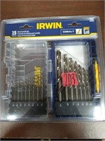 Irwin 15pc Metal Drill bit Set