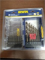 Irwin 15pc Metal Drill bit Set