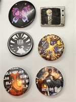 Vintage Buttons from back in the day  Dr Who,