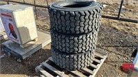 3 - Skidsteer Tires, BKT 12-16.5, 12 Ply