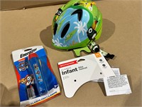 New Schwinn infant bike helmet & paw patrol light