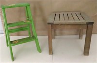 Small Decorative Ladder and Table