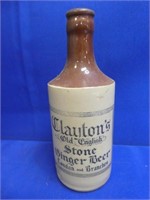Clayton's Old English Stone Ginger Beer Bottle