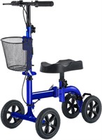 $100  Foldable Knee Scooter for Foot Injuries (Blu