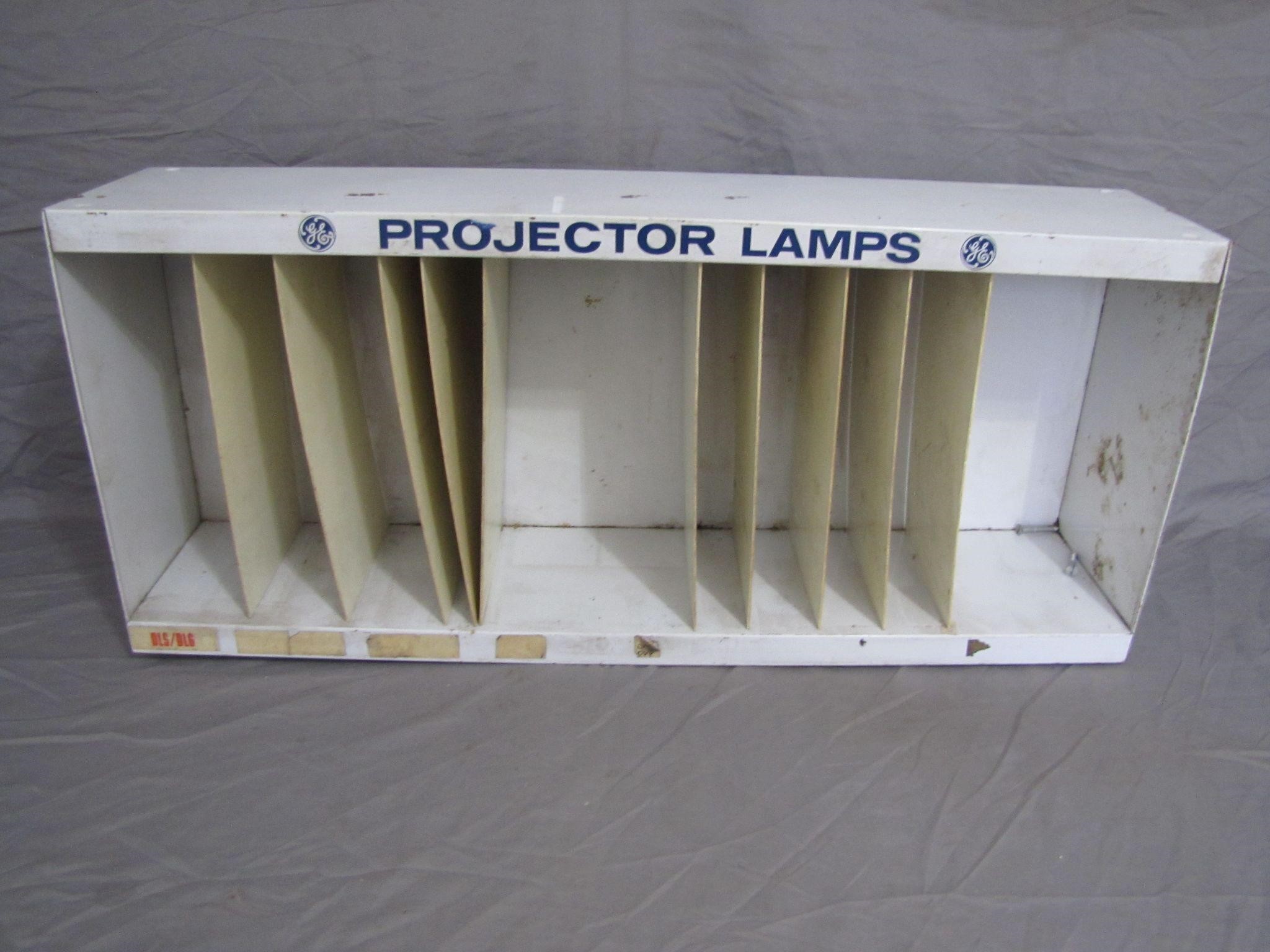 Vintage Projector Lamps Organizer
