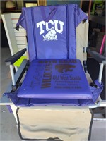 TCU Bleacher Seat Padded