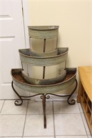 3-Tier Metal Planter