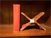 Wooden Book Stand & Complete Works Of William