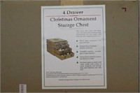 4 Drawer Christmas Ornament Storage Chest