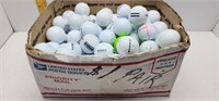 BOX FULL OF PRACTICE GOLF BALLS (100+)