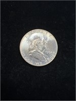 1962 D Benjamin Franklin Half Dollar