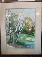 Signed Lyford watercolor