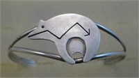 Sterling Silver Bear Bracelet - Hallmarked