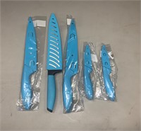 LOT OF 5 NEW KNIVES WITH SHEATH