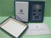 1987-S US Mint  Proof Prestige Set In Case & Box