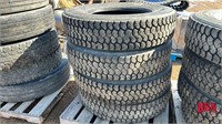 Pallet of  4 Tires 11 R 24.5
