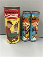 1960s Linking Logs and Puzzles-Not known if all