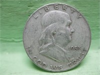 1953-D Ben Franklin Half Dollar
