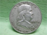 1959-D Ben Franklin Half Dollar