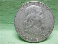 1961-D Ben Franklin Half Dollar
