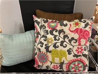 For elephant pillows, and two extra pillows
