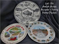 Amish Acres. Harpers Ferry, Rome Plates