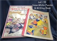 Snow White Puzzle and writing book