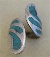 Sterling Silver Turquoise Ring - Hallmarked