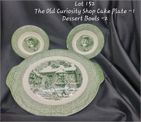 The Old Curiosity Shop Cake Plates
