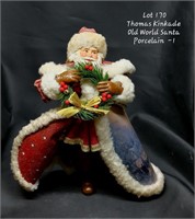 Thomas Kinkade Santa Porcelain
