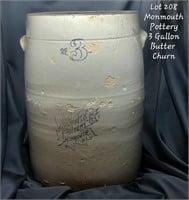 Monmouth Pottery 3 Gallon Butter Churn
