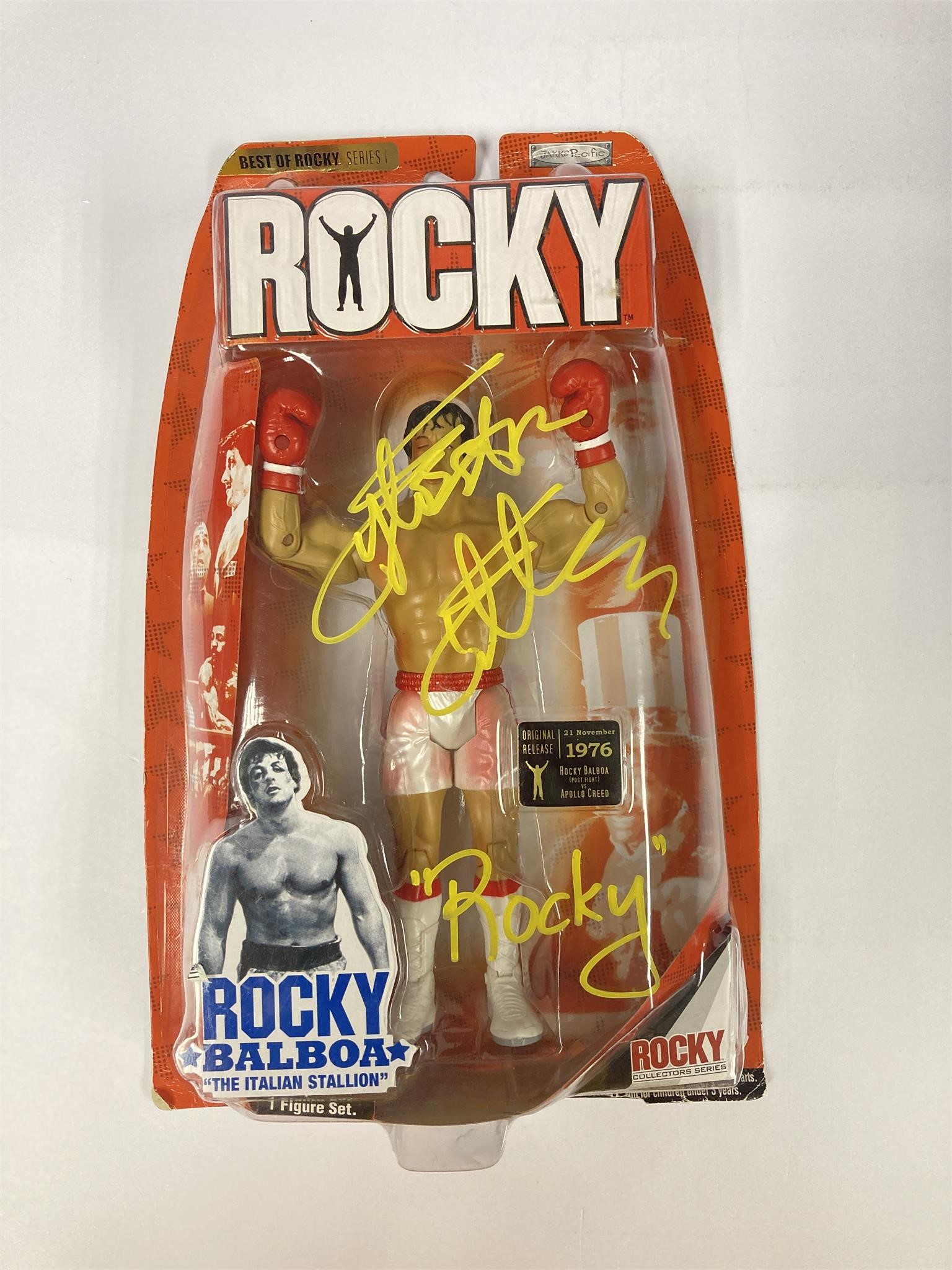 Autograph COA Rocky Jakk Toy