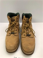 Men's Texas Steer Size 13w Steel Toed Boots
