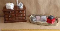 Jewelry Boxes, Trinket Holders & Mirror