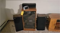 Stereo System, Speakers, Cabinet