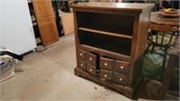 Wood Book Shelf/Cabinet