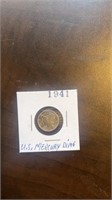 1941 US mercury dime