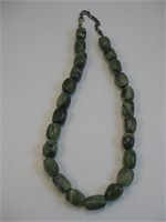 Vintage Green Stone Necklace