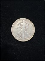 1937 S Walking Liberty Half Dollar